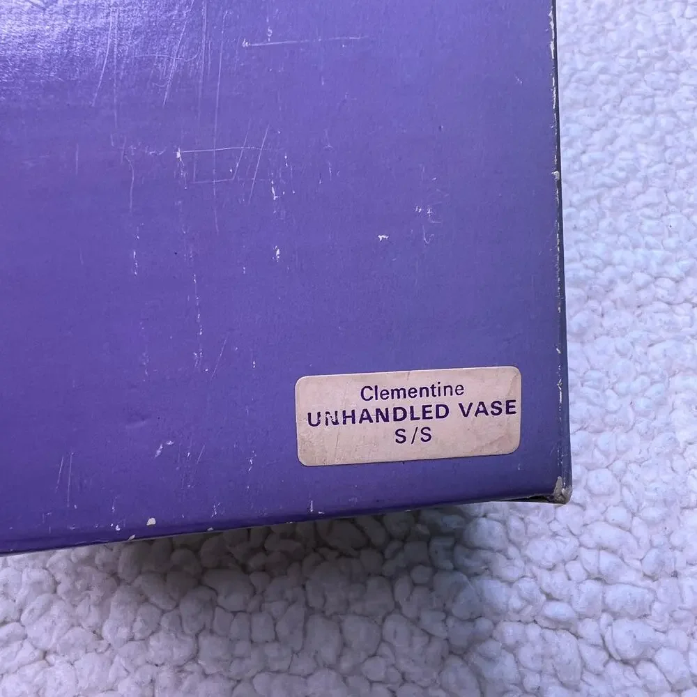 Wedgewood Bone China Clementine Unhandled Vase Incl Box